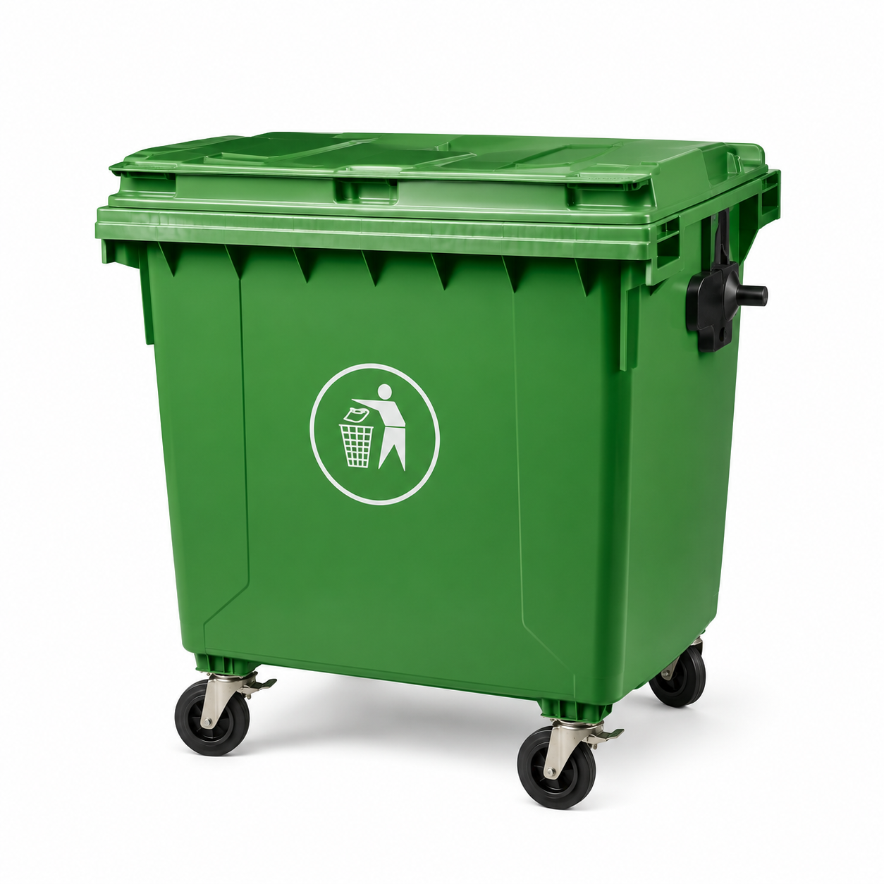 Image Jun 8, 2026, 07_43_19 PM Heavy-Duty Waste Bins - Green - Image 1
