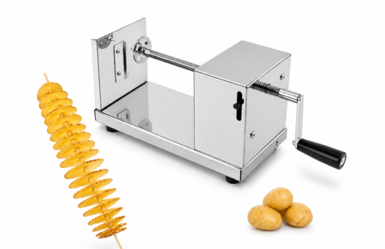 MANUAL SPIRAL POTATO CUTTER STAINLESS STEEL